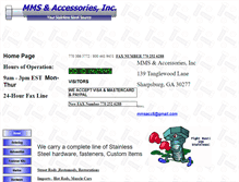 Tablet Screenshot of mmsacc-stainless.com